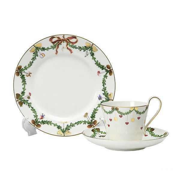 ロイヤルコペンハーゲン（Royal Copenhagen） スターフルーテッド トリオセット