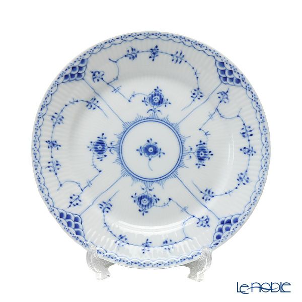 ロイヤルコペンハーゲン（Royal Copenhagen） ブルー フルーテッド ハーフレース トリオセット コーヒー