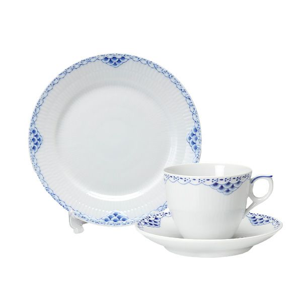 ロイヤルコペンハーゲン（Royal Copenhagen） プリンセス ブルー トリオセット コーヒー
