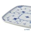 ロイヤルコペンハーゲン（Royal Copenhagen） ブルー フルーテッド ハーフレース スクエアディッシュ 10.5cm ＆ 21cm 2点セット