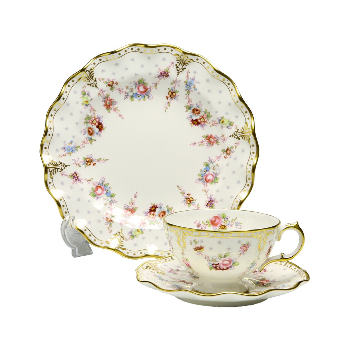 ロイヤルクラウンダービー ロイヤルアントワネット トリオセット