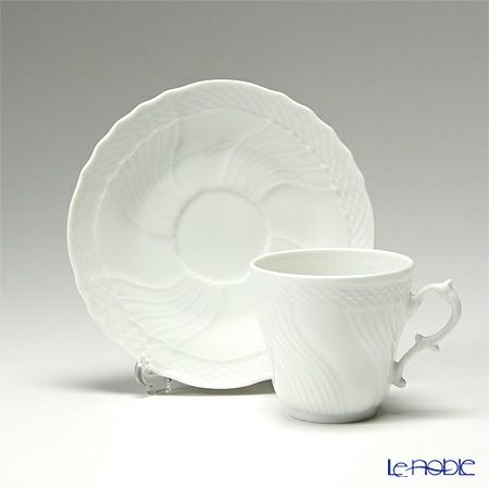 ジノリ1735／リチャード ジノリ（GINORI 1735／Richard Ginori） ベッキオホワイト コーヒーカップ＆ソーサー 120ml 6客セット