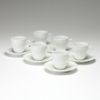ジノリ1735／リチャード ジノリ（GINORI 1735／Richard Ginori） ベッキオホワイト コーヒーカップ＆ソーサー 120ml 6客セット