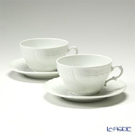 ジノリ1735／リチャード ジノリ（GINORI 1735／Richard Ginori） ベッキオホワイト ティーカップ＆ソーサー 240ml ペア