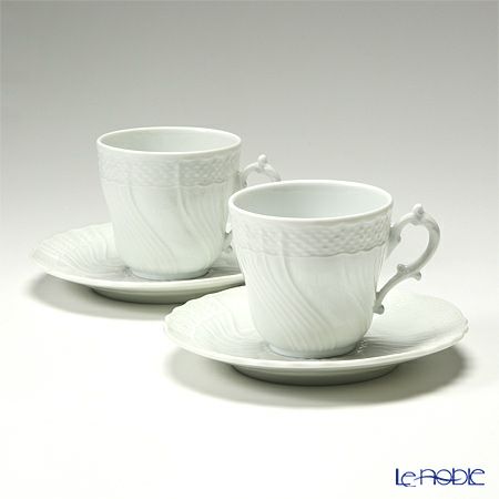 ジノリ1735／リチャード ジノリ（GINORI 1735／Richard Ginori） ベッキオホワイト コーヒーカップ＆ソーサー 200ml ペア