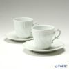ジノリ1735／リチャード ジノリ（GINORI 1735／Richard Ginori） ベッキオホワイト コーヒーカップ＆ソーサー 200ml ペア
