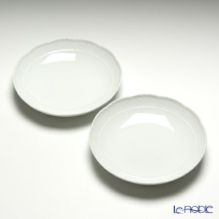ジノリ1735／リチャード ジノリ（GINORI 1735／Richard Ginori） ベッキオホワイト ディッシュ・ラウンド 19cm ペア