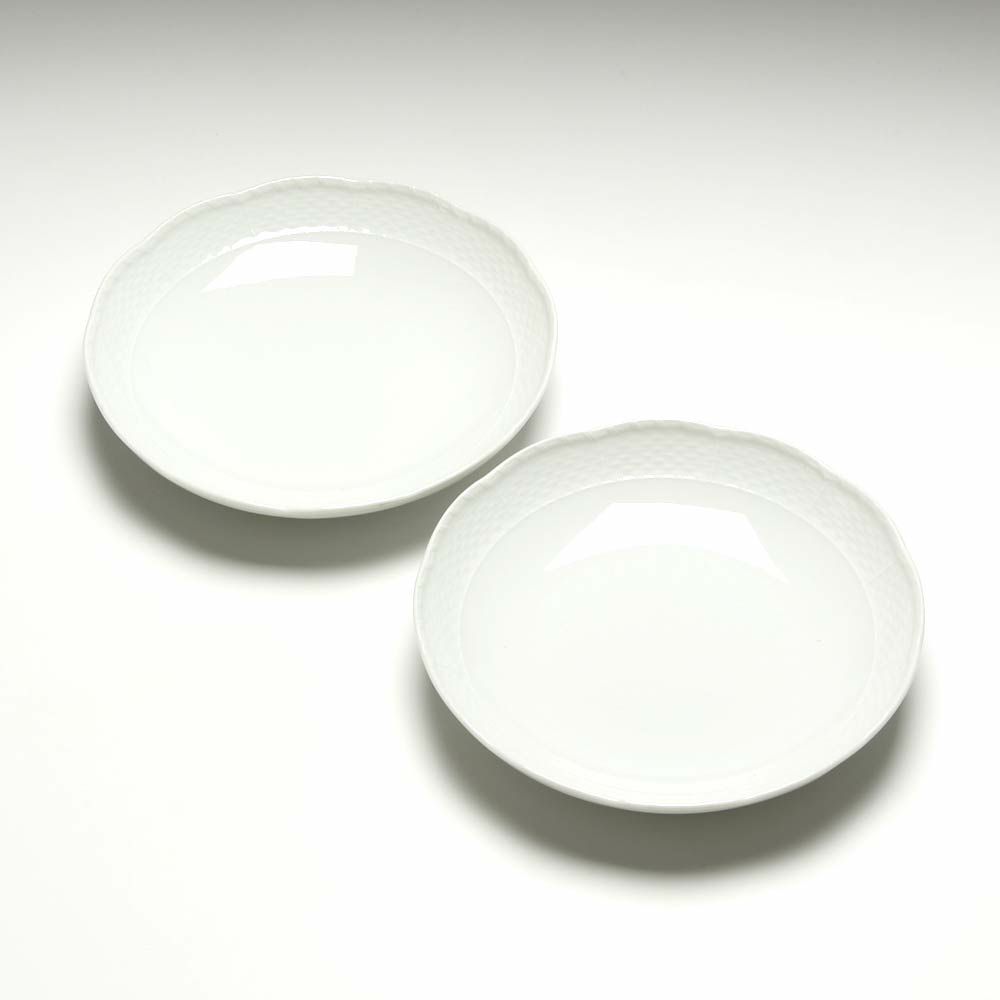ジノリ1735／リチャード ジノリ（GINORI 1735／Richard Ginori） ベッキオホワイト ディッシュ・ラウンド 19cm ペア