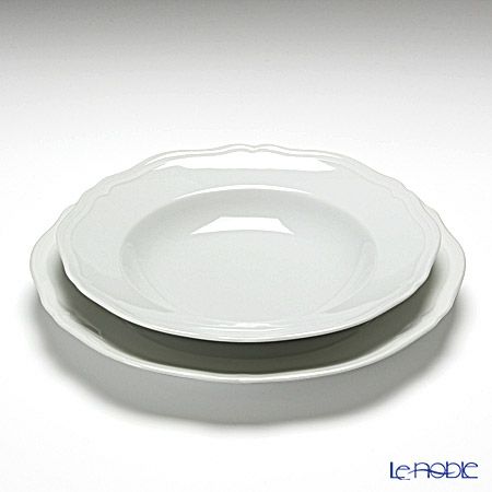 ジノリ1735／リチャード ジノリ（GINORI 1735／Richard Ginori） アンティコ ホワイト スープセット