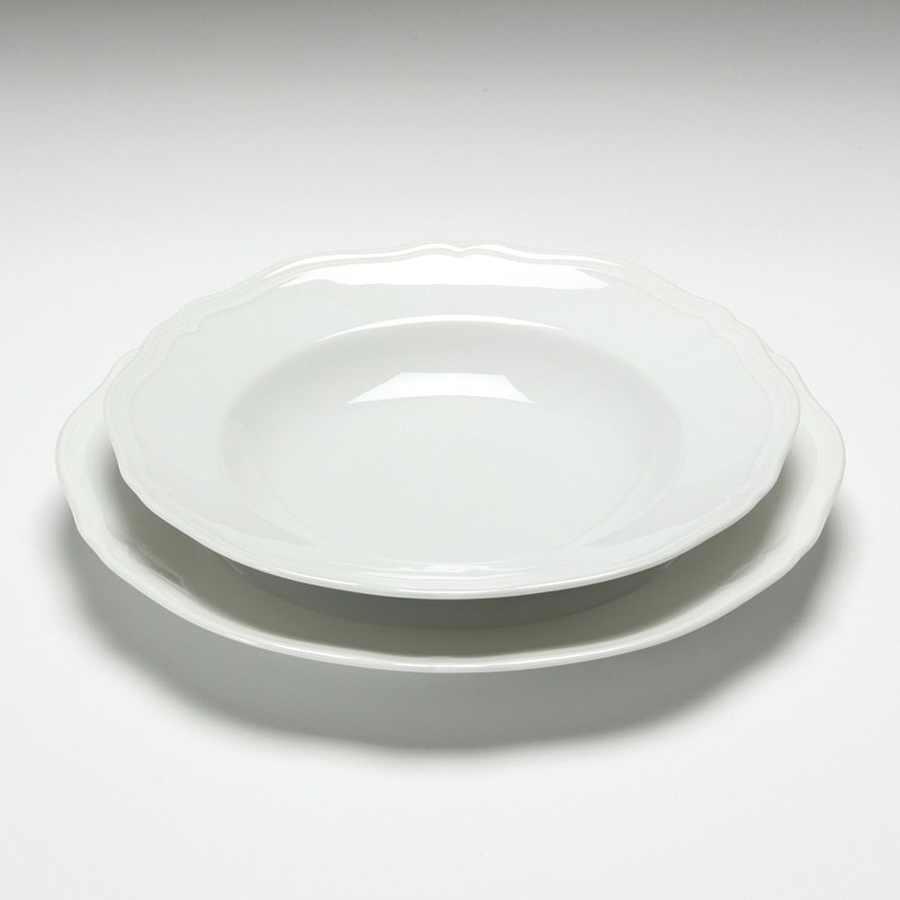 ジノリ1735／リチャード ジノリ（GINORI 1735／Richard Ginori） アンティコ ホワイト スープセット