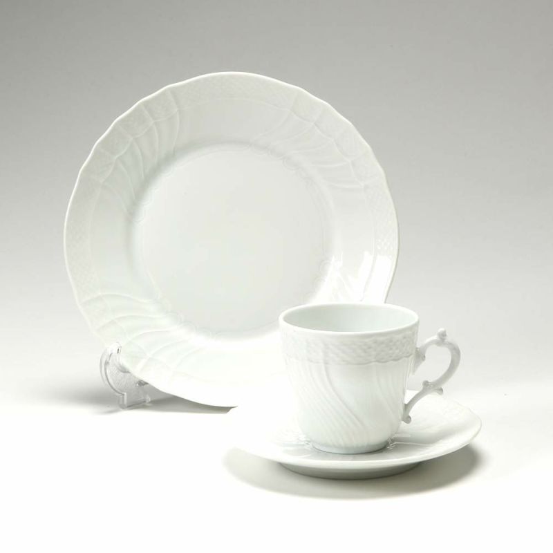 ジノリ1735／リチャード ジノリ（GINORI 1735／Richard Ginori） ベッキオホワイト トリオセット（コーヒー）