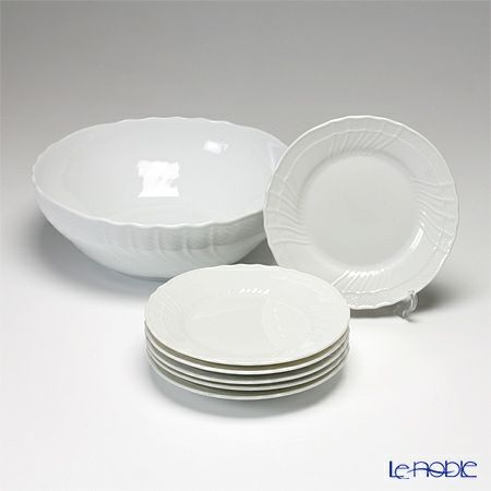 ジノリ1735／リチャード ジノリ（GINORI 1735／Richard Ginori） ベッキオホワイト サラダセット A