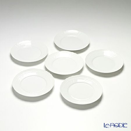 ジノリ1735／リチャード ジノリ（GINORI 1735／Richard Ginori） ベッキオホワイト プレート 20cm 6枚セット