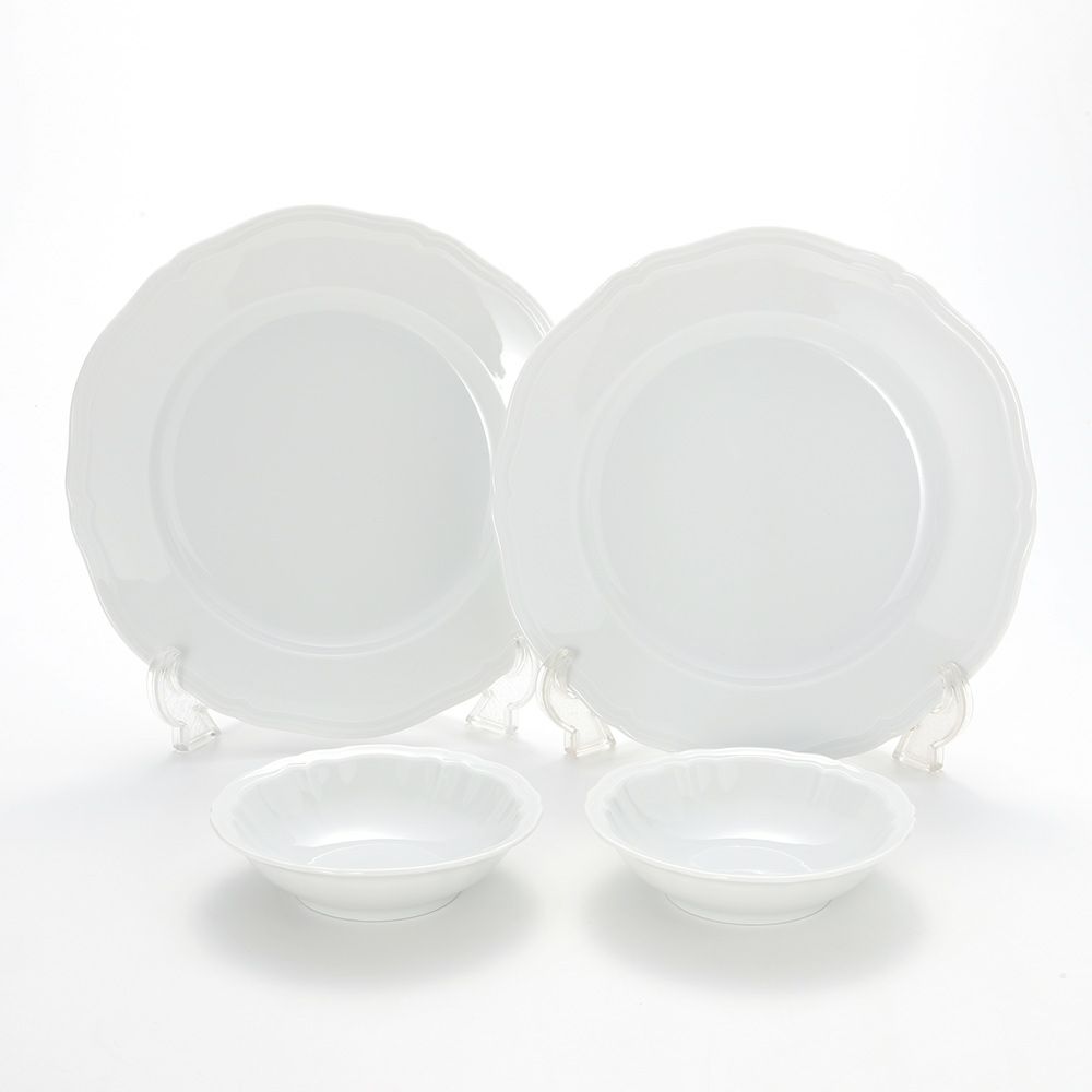 ジノリ1735／リチャード ジノリ（GINORI 1735／Richard Ginori） アンティコ ホワイト プレートセット