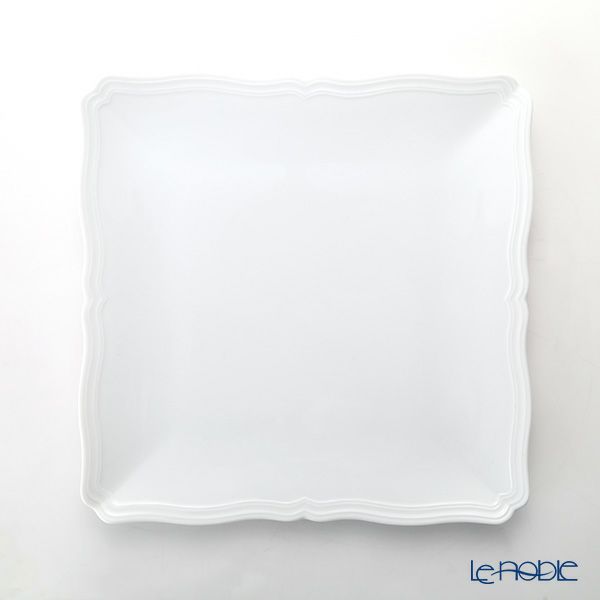 ジノリ1735／リチャード ジノリ（GINORI 1735／Richard Ginori） アンティコ ホワイト スクエアプレート 27cm ペア