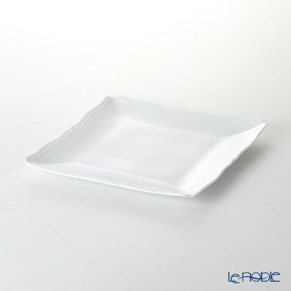 ジノリ1735／リチャード ジノリ（GINORI 1735／Richard Ginori） アンティコ ホワイト スクエアプレート 27cm 6枚セット