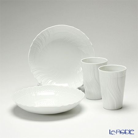 ジノリ1735／リチャード ジノリ（GINORI 1735／Richard Ginori） ベッキオホワイト 2人用 おもてなし4点セット H