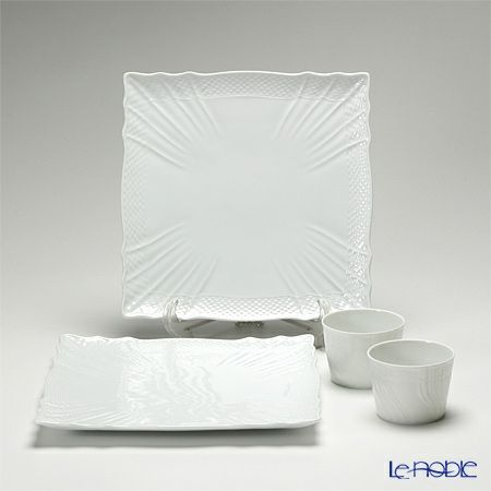 ジノリ1735／リチャード ジノリ（GINORI 1735／Richard Ginori） ベッキオホワイト 2人用 おもてなし4点セット I