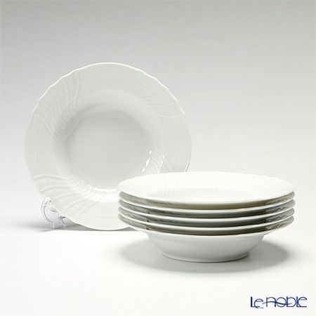 ジノリ1735／リチャード ジノリ（GINORI 1735／Richard Ginori） ベッキオホワイト スーププレート 20cm 6枚セット