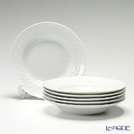 ジノリ1735／リチャード ジノリ（GINORI 1735／Richard Ginori） ベッキオホワイト スーププレート 24cm 6枚セット