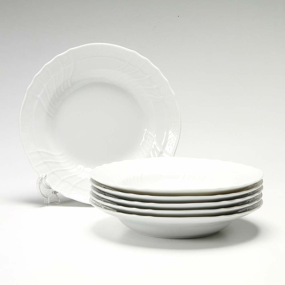 ジノリ1735／リチャード ジノリ（GINORI 1735／Richard Ginori） ベッキオホワイト スーププレート 24cm 6枚セット