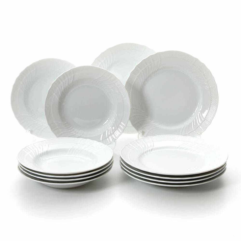 ジノリ1735／リチャード ジノリ（GINORI 1735／Richard Ginori） ベッキオホワイト プレート 12点セット