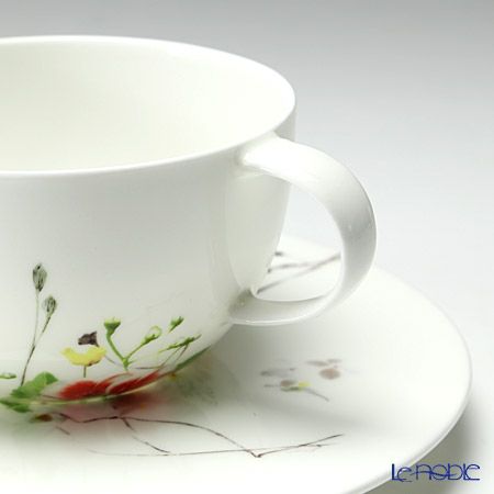 ローゼンタール Fleurs Sauvages 野花 ティーカップ＆ソーサー 250ml ペア