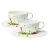 ローゼンタール Fleurs Sauvages 野花 ティーカップ＆ソーサー 250ml ペア