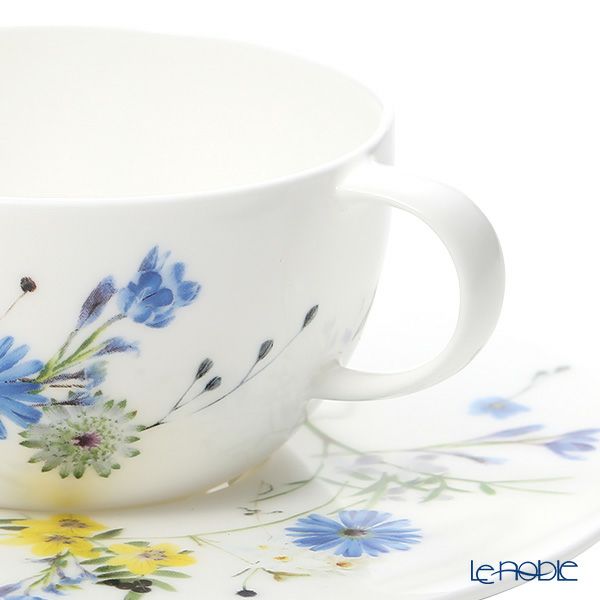 ローゼンタール アルプスの花／アルプスフラワー ティーカップ＆ソーサー 250ml ペア