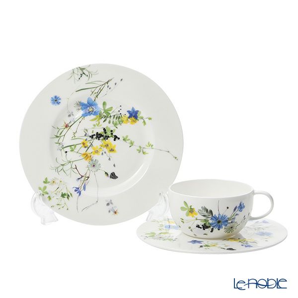 ローゼンタール アルプスの花／アルプスフラワー トリオセット ティー