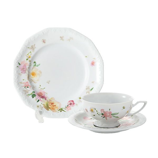 ローゼンタール マリアピンクローズ トリオセット ティー