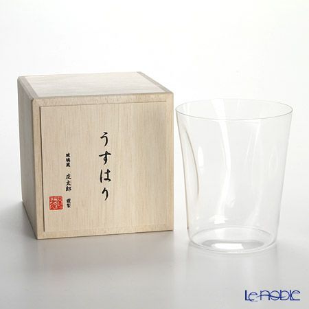 松徳硝子 うすはり SHIWA オールド（L）380ml 【木箱入】