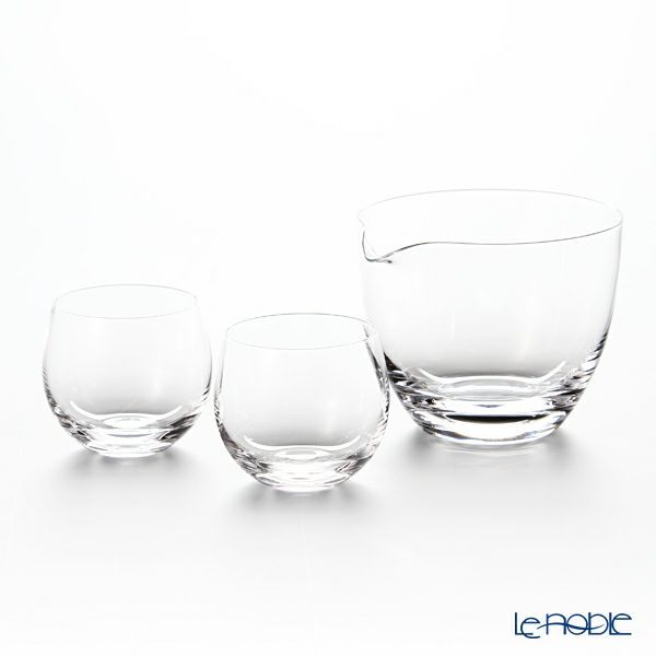 松徳硝子 丸型酒器 酒器セット ちょこ2＋片口1