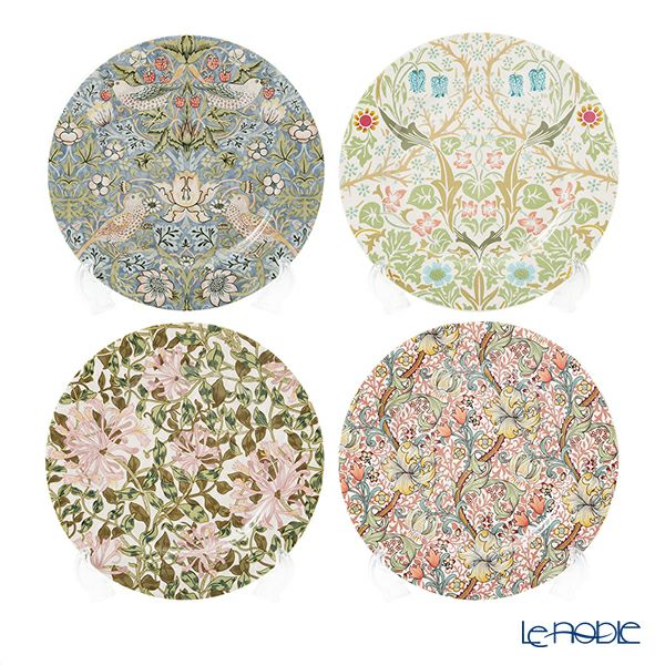 スポード ウィリアムモリス パステル プレート 20cm 4柄セット
