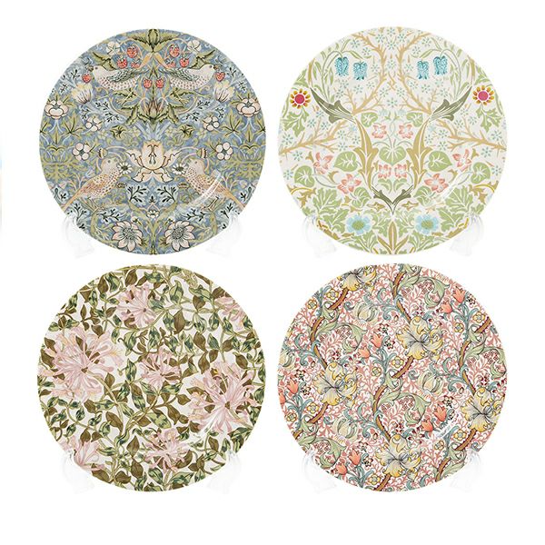 スポード ウィリアムモリス パステル プレート 20cm 4柄セット