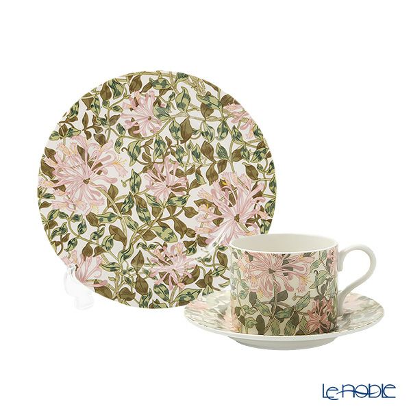 スポード ウィリアムモリス パステル ハニーサックル トリオセット