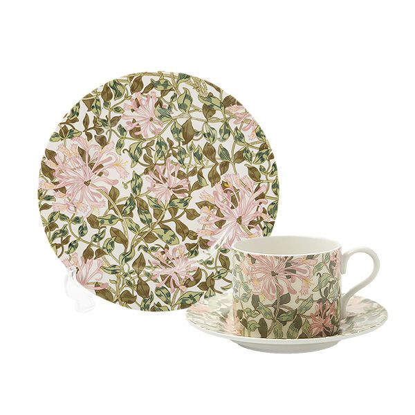 スポード ウィリアムモリス パステル ハニーサックル トリオセット