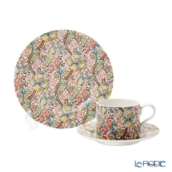 スポード ウィリアムモリス パステル ゴールデンリリー トリオセット