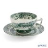 スポード グリーンイタリアン ティーカップ＆ソーサー 200ml ペア