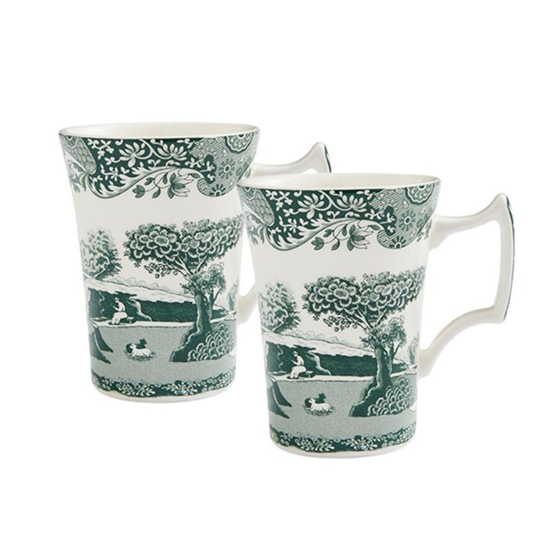 スポード グリーンイタリアン マグカップ 280ml ペア