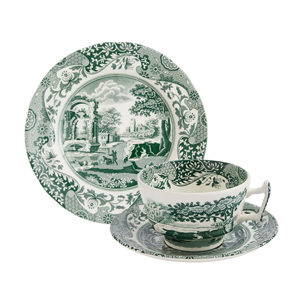 スポード グリーンイタリアン トリオセット ティー