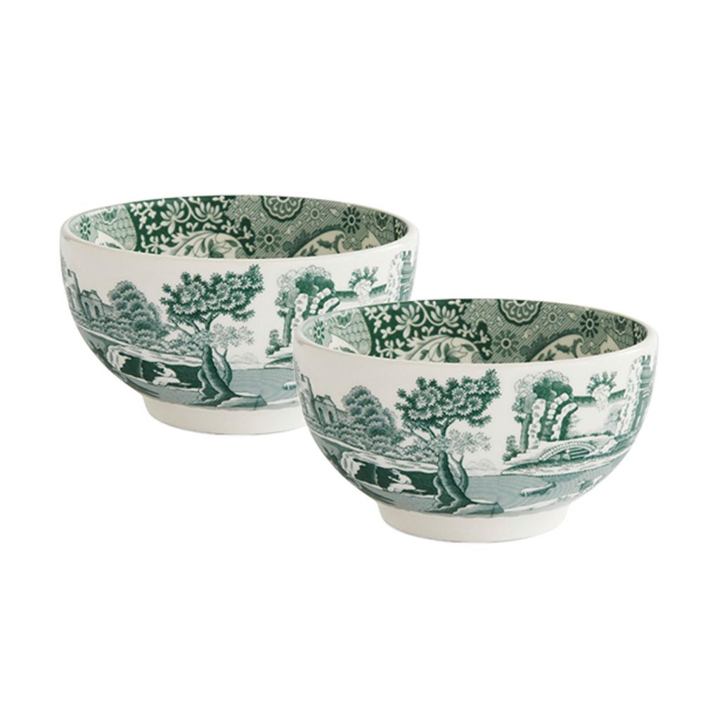 スポード グリーンイタリアン ボウル 11cm ペア