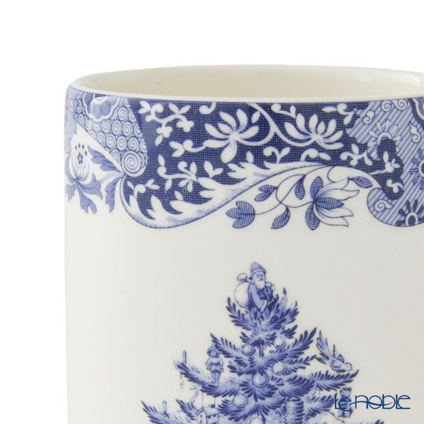 スポード ブルーイタリアン クリスマスツリー マグカップ 340ml ペア