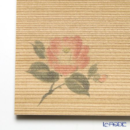 高野竹工 和菓子5客組セット 椿 杉小皿＆本煤竹楊枝節付