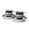 ポーリッシュポタリー（ポーランド陶器） ボレスワヴィエツ コーヒーカップ＆ソーサー 160ml 913／710／A-166A ペア