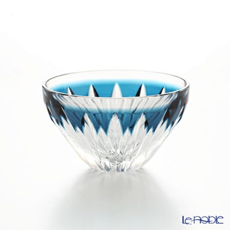 薩摩切子 富士盃 80ml ペア 赤富士（金赤） 20901＆青富士（藍） 20906