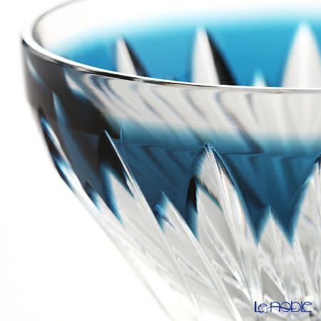 薩摩切子 富士盃 80ml ペア 赤富士（金赤） 20901＆青富士（藍） 20906