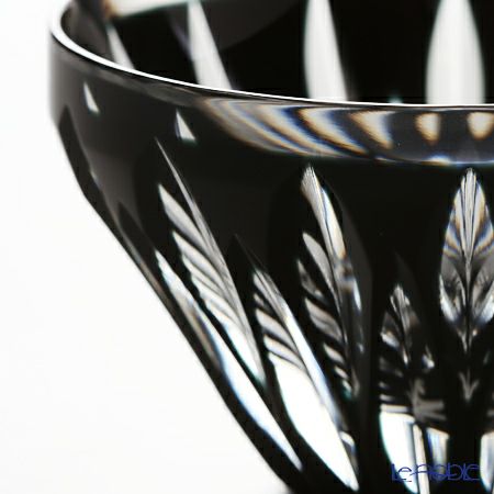 薩摩切子 桜島盃 ペア 黒＆ブラウン 80ml