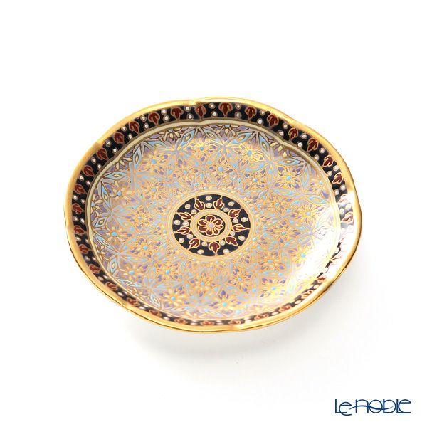 ブランベンジャロン工房 ティーカップ＆ソーサー ＆ ミニプレート クラチャン グレイ 2点セット