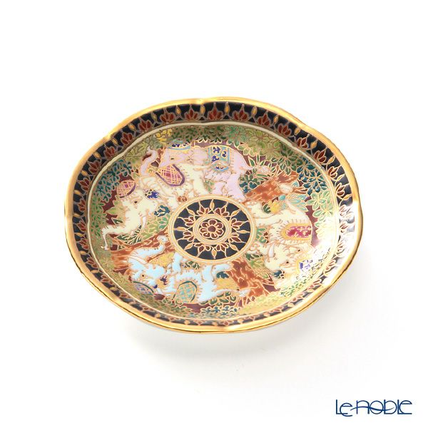 ブランベンジャロン工房 ティーカップ＆ソーサー ＆ ミニプレート タイエレファント 2点セット